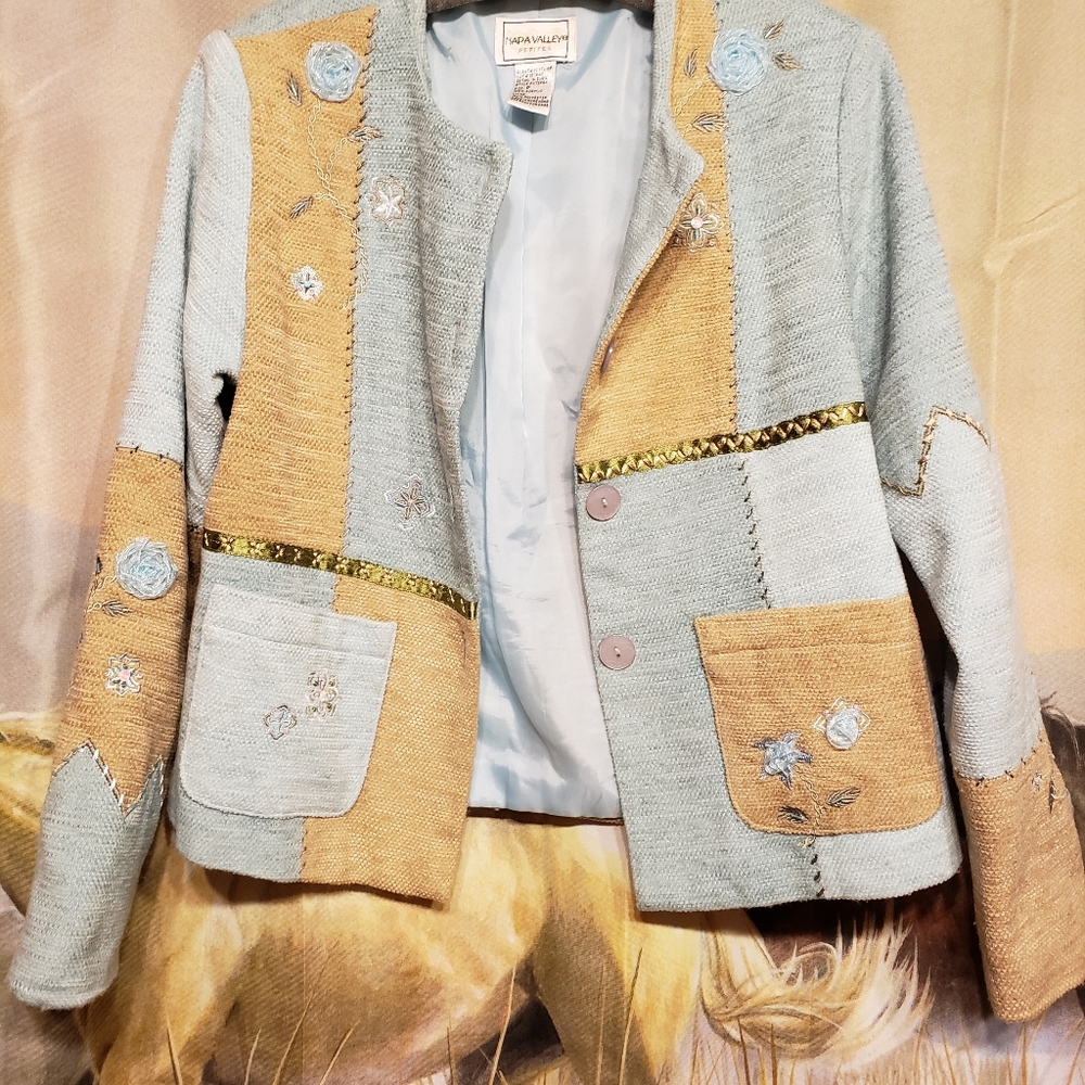 Napa Valley Petite Patchwork Jacket - image 7